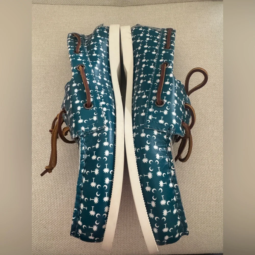 FROATS CHARLESTON BLUES BOAT SHOE Size 9